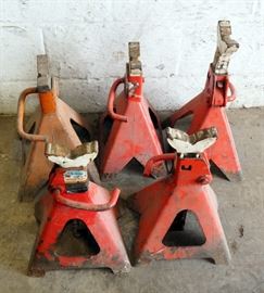 Heavy Duty 6-Ton Capacity Vehicle Support Stands, Qty. 5
