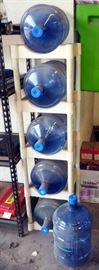 5 Gallon Culligan Water Bottles Qty. 6 With Stand