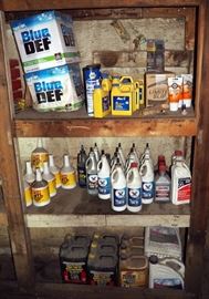 Blue Def Diesel Exhaust Fluid, Gear Lube, Grease, Transmission Fluid , Antifreeze And More