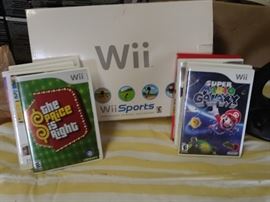 Wii with games