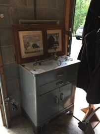 Metal doctor's chest