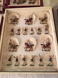 F. Zinn German metal soldiers in original boxes