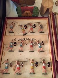 F. Zinn German metal soldiers in original boxes