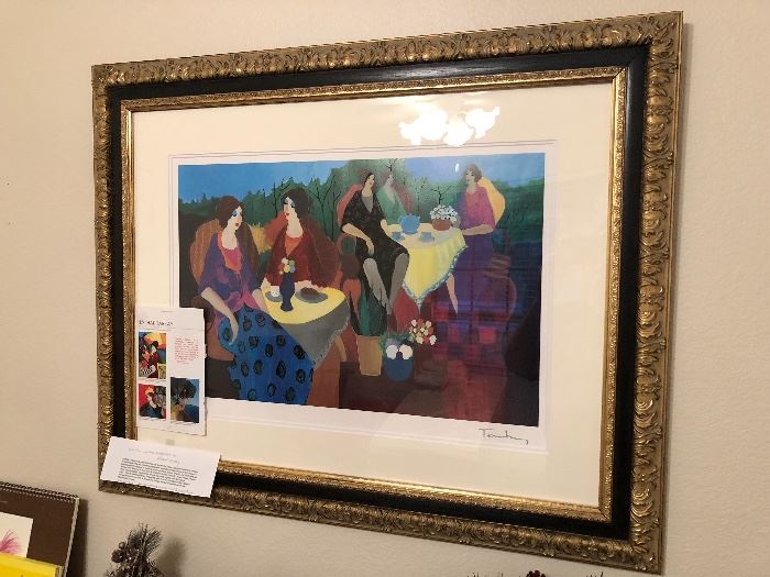 Itzchak Tarkay limited Edition Serigraph