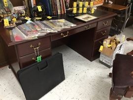Desk and portfolio