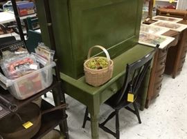 Another view of antique desk