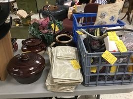 Marcrest bowl with lid, bean pot & more