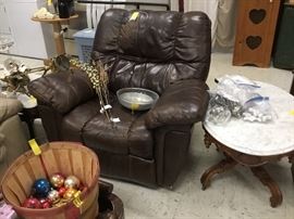 More tables and recliner
