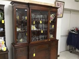 China cabinet full of crystal !