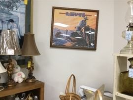 Levi’s framed advertisement