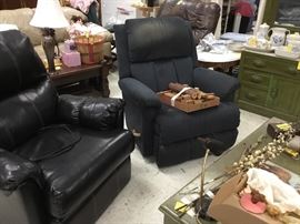 Additional blue recliner