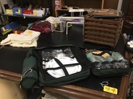 Picnic set, linens, and more!