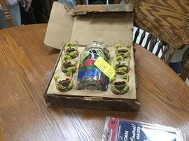 Pitcher & matching glasses in original box