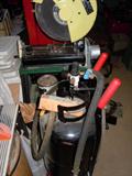 Welders, chop saw