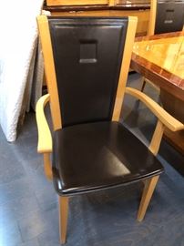 Italian Dining Chairs Leather