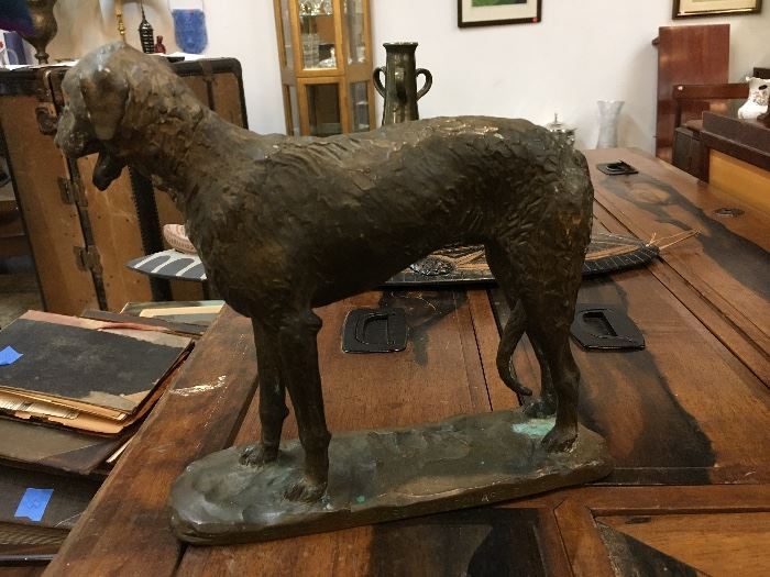 Bronze Dog figurine