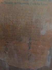 Old American Wardrobe/Armoire with Amazing Native American Memorabilia Adhered to Inside of Doors