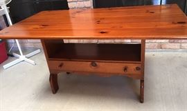 Antique Signed William Fetner Bench/Table