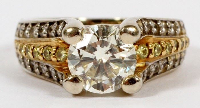 DIAMOND (1.75CT) AND 14KT GOLD RING
Lot # 1009 