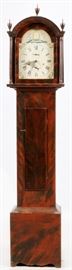 SILAS HOADLEY 'PLYMOUTH' GRAIN PAINTED TALLCASE CLOCK, C. 1810, H 85 1/2", W 18 1/2", D 10 1/4"
Lot # 1038 
