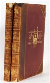 WILLIAM WALTON LEATHER BOUND BOOKS, 1893, TWO VOLUMES, WORLD'S COLUMBIAN EXPOSITION ARTS & ARCHITECTURE
Lot # 0140 