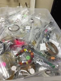 Tub of more bracelets