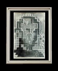 Lincoln in Dalivision Bas Relief