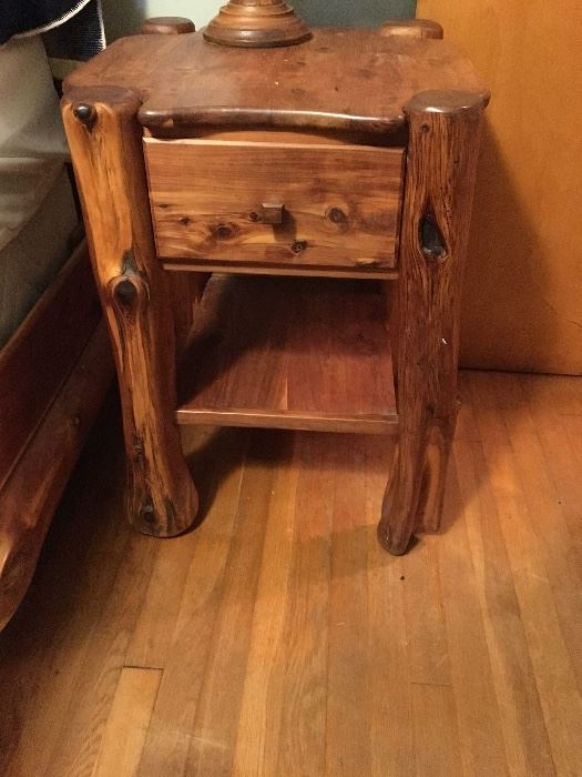 MATCHING BEDSIDE TABLE ALSO AVAILABLE FOR EARLY SALE. $300.00.