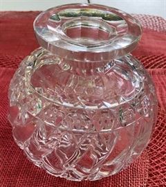 Cut glass bud vase - gorgeous - circa 1940's