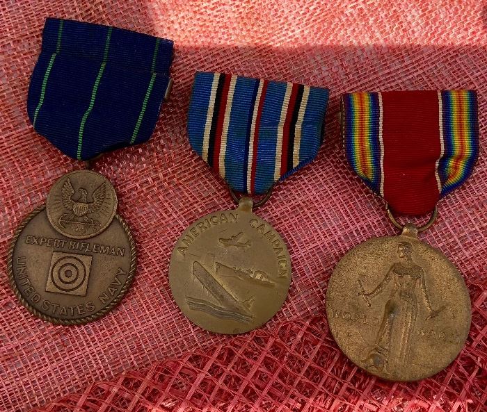 WWII Medals - Navy - Pacific Theater