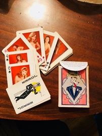 Original 1950's/60's (Mid - century) Nudie playing cards - pristine condition