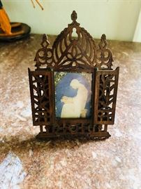 Victorian wood carved icon...Germany or Italy
