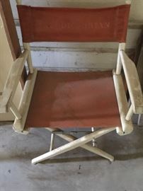 vintage valedictorian director's chair