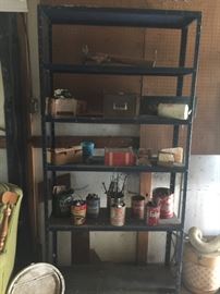 wonderful, vintage metal shelf