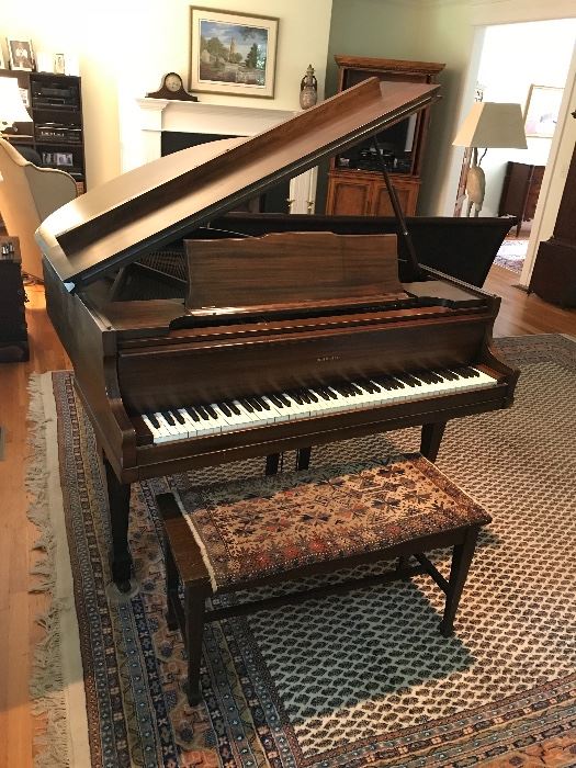 Brambach Baby Grand Piano , please note: rug under piano is not for sale 