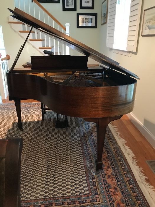 Brambach Baby Grand Piano. Can  be sold prior to sale! Clients mover will move piano to ground level. $1800 or best offer.  Please note: Rug under piano is not for sale