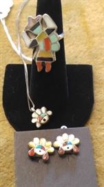 Zuni Indian jewelry