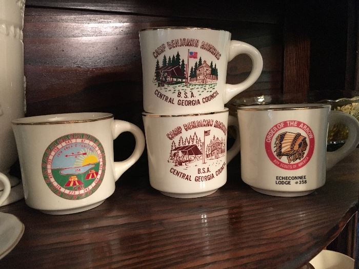 Vintage Boy Scout Souvenir Mugs 1960-70’s