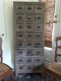 There a PAIR of these wonderful 24-drawer storage chests.