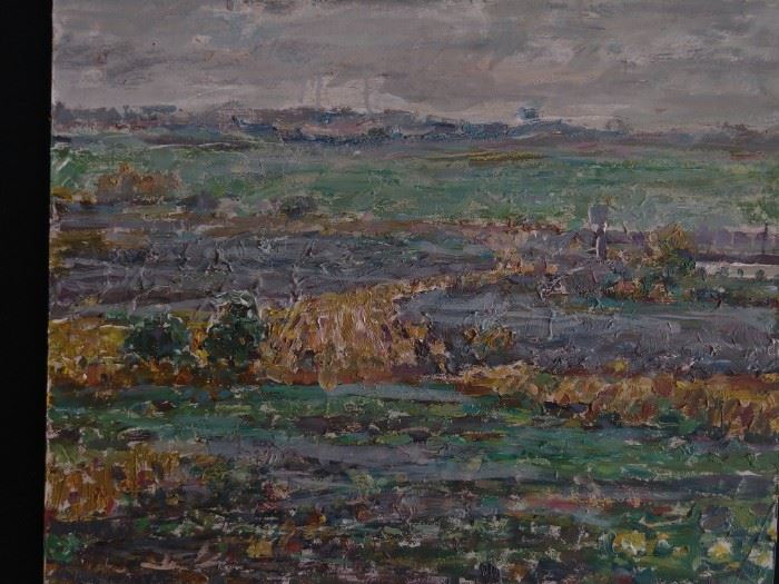 Original oil on canvas, by Russian artist Vladimir Panchenko.