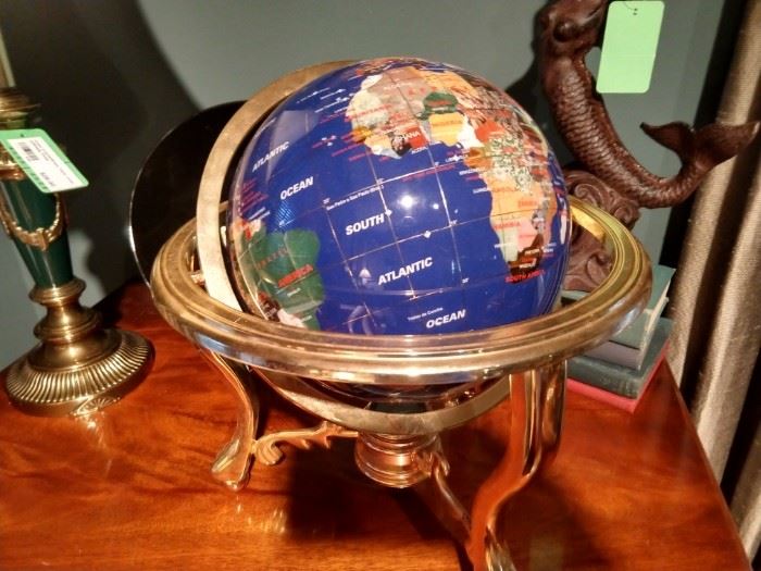 Ah, yes, the gemstone globe that everyone who visited China during certain years and couldn't wait to bring back home to friends and foes.