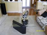Coffee Table Glass Art