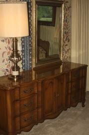 FRENCH DRESSER WITH MIRROR
