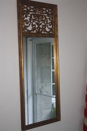 GOLD GLIDED WALL MIRROR