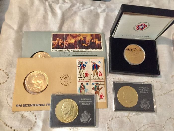 Coins and First Day Covers