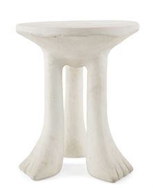 Lot 131 After John Dickinson African style plaster tripod table 
Apparently unsigned, modern 