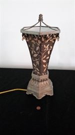 16" lamp with fabric sides.
