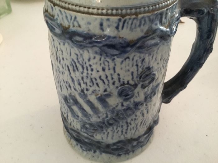 Antique pottery Hire’s Root Beer mug.