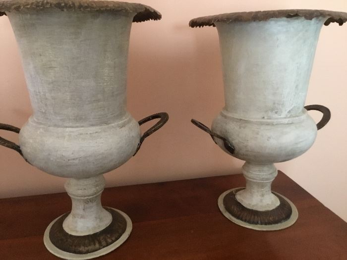 Pair of vintage urns.