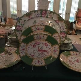 1910 Adderleys porcelain. Platters complete with hangers.